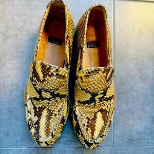 Walter Steiger Custom Snakeskin Loafers